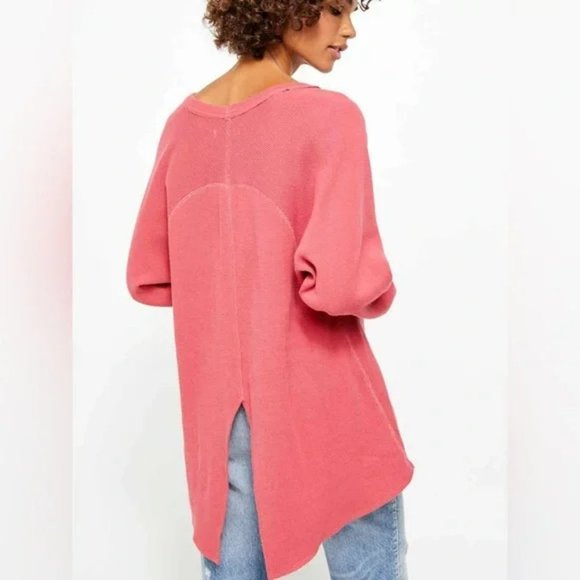 FREE PEOPLE  Amelia Thermal Long Sleeve Tee Various Sizes - Picture 3 of 3